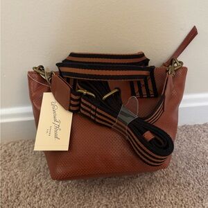 Universal Thread Tan Perforated Crossbody Bag